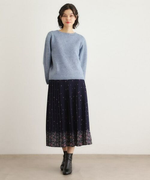 LAURA ASHLEY / ローラ アシュレイ ニット・セーター | 【洗える/ウール混】ミニスパンコール プルオーバーニット | 詳細11