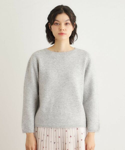 LAURA ASHLEY / ローラ アシュレイ ニット・セーター | 【洗える/ウール混】ミニスパンコール プルオーバーニット | 詳細13