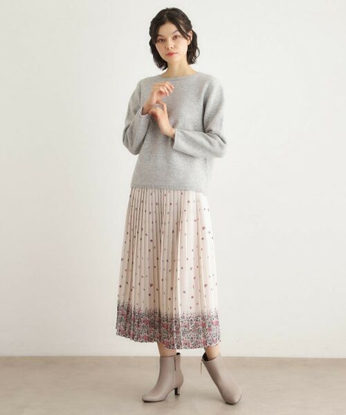 LAURA ASHLEY / ローラ アシュレイ ニット・セーター | 【洗える/ウール混】ミニスパンコール プルオーバーニット | 詳細3