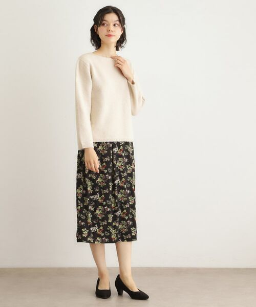 LAURA ASHLEY / ローラ アシュレイ ニット・セーター | 【洗える/ウール混】ミニスパンコール プルオーバーニット | 詳細6