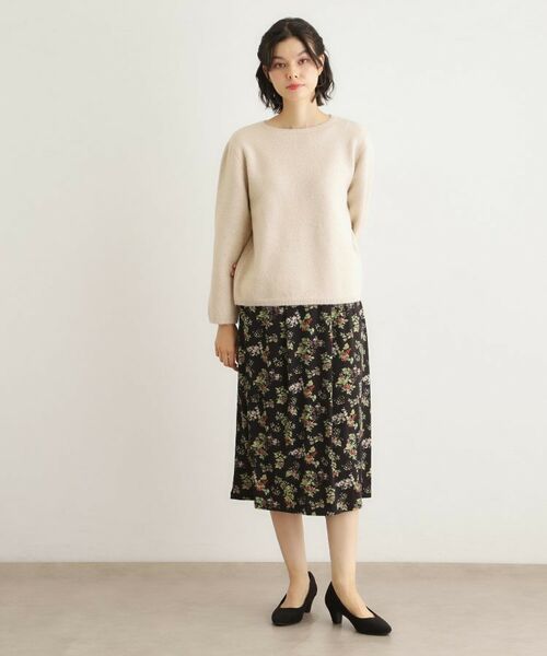 LAURA ASHLEY / ローラ アシュレイ ニット・セーター | 【洗える/ウール混】ミニスパンコール プルオーバーニット | 詳細7