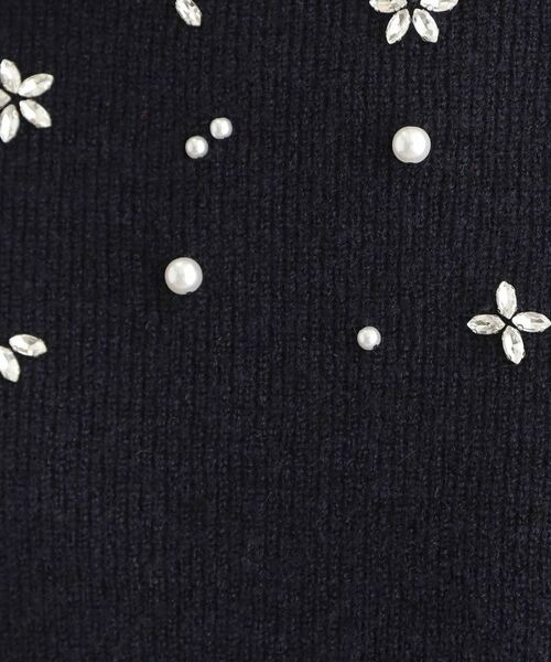 LAURA ASHLEY / ローラ アシュレイ ニット・セーター | 【モヘヤ混／洗える／ビジュー付き】プルオーバーニット | 詳細12