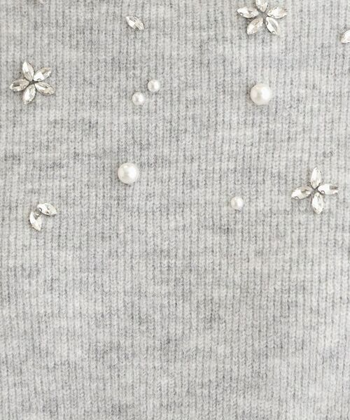 LAURA ASHLEY / ローラ アシュレイ ニット・セーター | 【モヘヤ混／洗える／ビジュー付き】プルオーバーニット | 詳細4