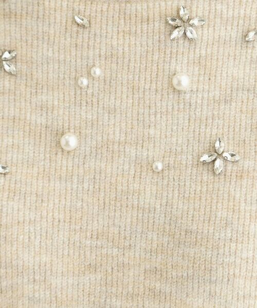 LAURA ASHLEY / ローラ アシュレイ ニット・セーター | 【モヘヤ混／洗える／ビジュー付き】プルオーバーニット | 詳細8