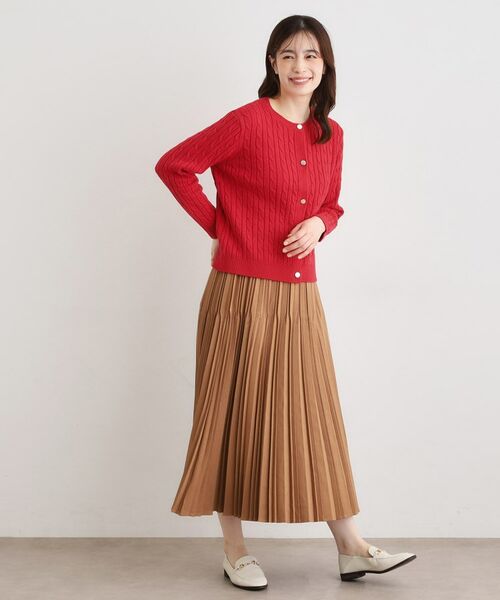 LAURA ASHLEY / ローラ アシュレイ カーディガン・ボレロ | 【洗える／同素材アイテムあり】ケーブル編み ニットカーディガン | 詳細11