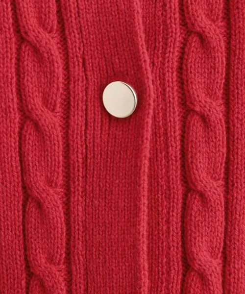 LAURA ASHLEY / ローラ アシュレイ カーディガン・ボレロ | 【洗える／同素材アイテムあり】ケーブル編み ニットカーディガン | 詳細12