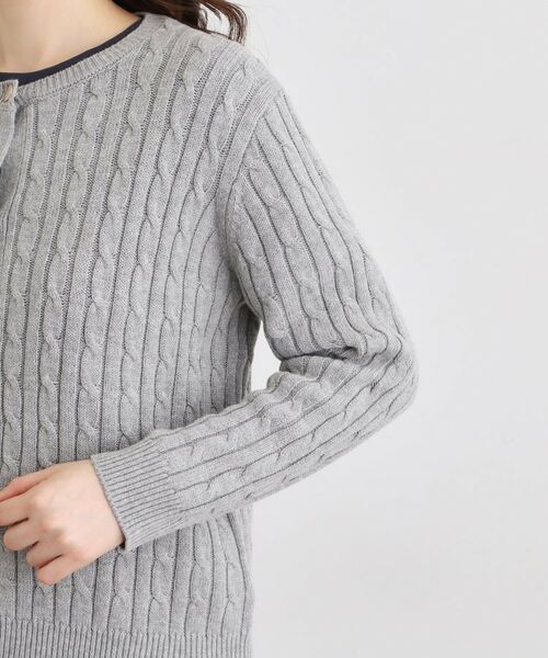 LAURA ASHLEY / ローラ アシュレイ カーディガン・ボレロ | 【洗える／同素材アイテムあり】ケーブル編み ニットカーディガン | 詳細17