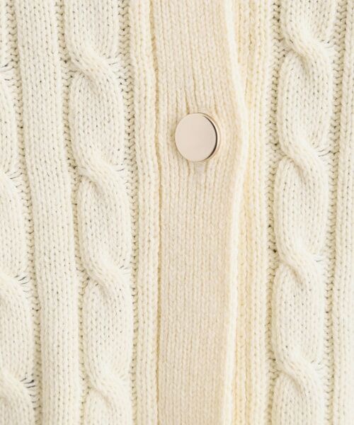 LAURA ASHLEY / ローラ アシュレイ カーディガン・ボレロ | 【洗える／同素材アイテムあり】ケーブル編み ニットカーディガン | 詳細4