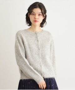 LAURA ASHLEY / ローラ アシュレイ カーディガン・ボレロ | 【人気デザイン！アルパカ混／ビジュー付き】ニットカーディガン