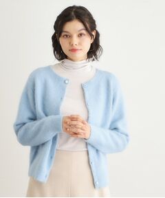 LAURA ASHLEY / ローラ アシュレイ カーディガン・ボレロ | 【人気デザイン！アルパカ混／ビジュー付き】ニットカーディガン