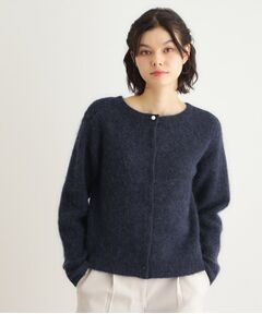 LAURA ASHLEY / ローラ アシュレイ カーディガン・ボレロ | 【人気デザイン！アルパカ混／ビジュー付き】ニットカーディガン