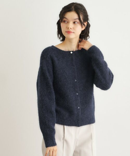 LAURA ASHLEY / ローラ アシュレイ カーディガン・ボレロ | 【人気デザイン！アルパカ混／ビジュー付き】ニットカーディガン | 詳細13