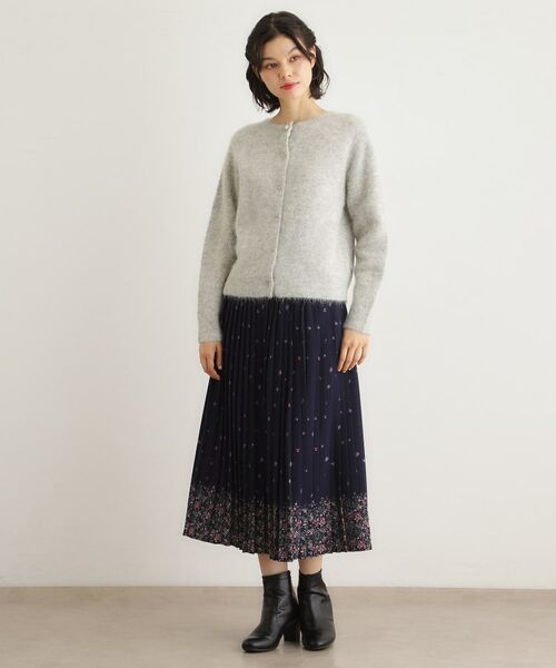 LAURA ASHLEY / ローラ アシュレイ カーディガン・ボレロ | 【人気デザイン！アルパカ混／ビジュー付き】ニットカーディガン | 詳細7