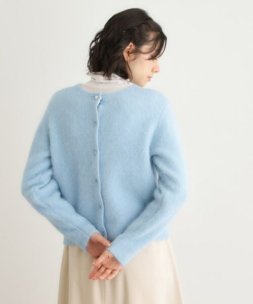 LAURA ASHLEY / ローラ アシュレイ カーディガン・ボレロ | 【人気デザイン！アルパカ混／ビジュー付き】ニットカーディガン | 詳細9