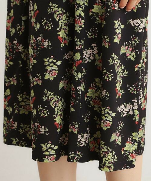 LAURA ASHLEY / ローラ アシュレイ ミニ丈・ひざ丈ワンピース | 【洗える/ジャージ素材/同柄アイテムあり】ベリーズ スペースド柄ワンピース | 詳細12