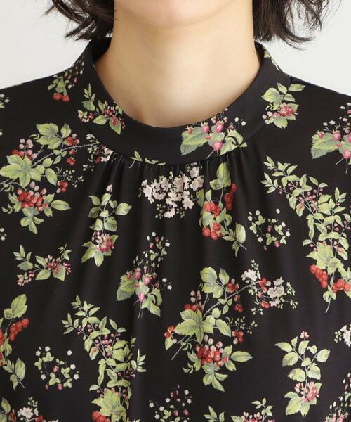 LAURA ASHLEY / ローラ アシュレイ ミニ丈・ひざ丈ワンピース | 【洗える/ジャージ素材/同柄アイテムあり】ベリーズ スペースド柄ワンピース | 詳細8