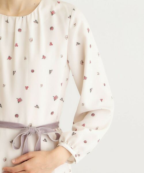 LAURA ASHLEY / ローラ アシュレイ ミニ丈・ひざ丈ワンピース | 【洗える／同柄アイテムあり】ライリー バタフライズ柄 ワンピース | 詳細14