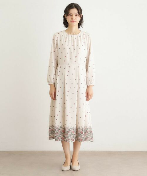 LAURA ASHLEY / ローラ アシュレイ ミニ丈・ひざ丈ワンピース | 【洗える／同柄アイテムあり】ライリー バタフライズ柄 ワンピース | 詳細17