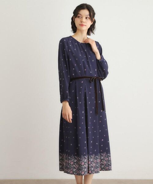 LAURA ASHLEY / ローラ アシュレイ ミニ丈・ひざ丈ワンピース | 【洗える／同柄アイテムあり】ライリー バタフライズ柄 ワンピース | 詳細18