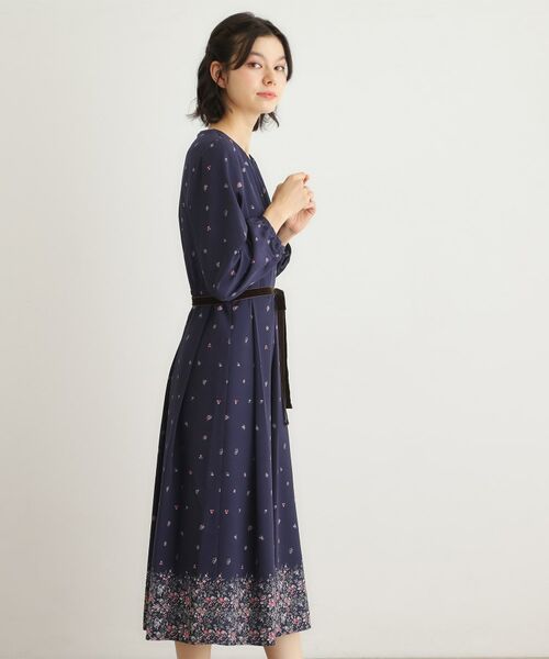 LAURA ASHLEY / ローラ アシュレイ ミニ丈・ひざ丈ワンピース | 【洗える／同柄アイテムあり】ライリー バタフライズ柄 ワンピース | 詳細5