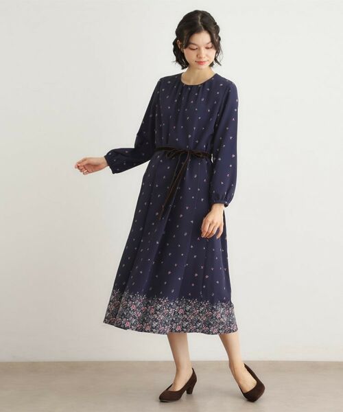 LAURA ASHLEY / ローラ アシュレイ ミニ丈・ひざ丈ワンピース | 【洗える／同柄アイテムあり】ライリー バタフライズ柄 ワンピース | 詳細6