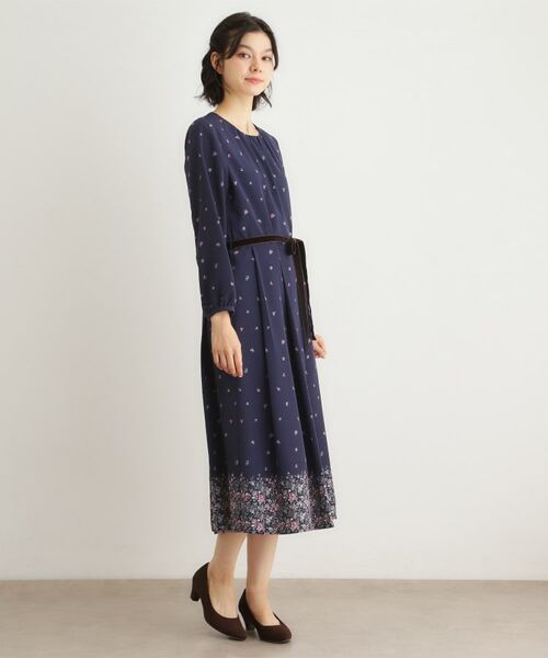 LAURA ASHLEY / ローラ アシュレイ ミニ丈・ひざ丈ワンピース | 【洗える／同柄アイテムあり】ライリー バタフライズ柄 ワンピース | 詳細7