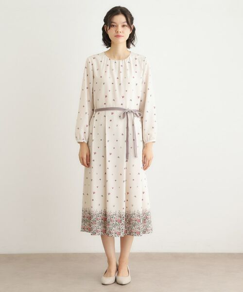 LAURA ASHLEY / ローラ アシュレイ ミニ丈・ひざ丈ワンピース | 【洗える／同柄アイテムあり】ライリー バタフライズ柄 ワンピース | 詳細9