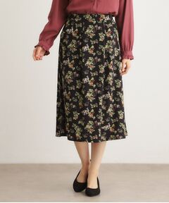 LAURA ASHLEY / ローラ アシュレイ スカート | 【洗える／ジャージ素材／同柄アイテムあり】ベリーズ スペースド柄スカート