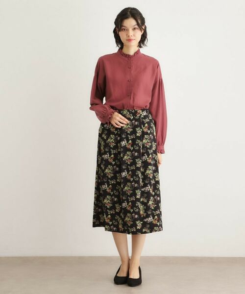 LAURA ASHLEY / ローラ アシュレイ スカート | 【洗える／ジャージ素材／同柄アイテムあり】ベリーズ スペースド柄スカート | 詳細2