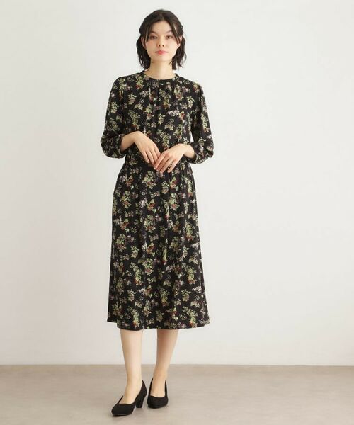 LAURA ASHLEY / ローラ アシュレイ スカート | 【洗える／ジャージ素材／同柄アイテムあり】ベリーズ スペースド柄スカート | 詳細3