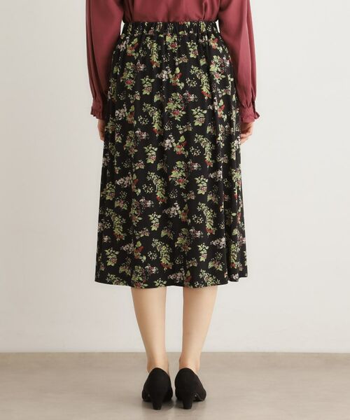 LAURA ASHLEY / ローラ アシュレイ スカート | 【洗える／ジャージ素材／同柄アイテムあり】ベリーズ スペースド柄スカート | 詳細7