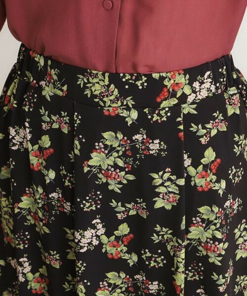 LAURA ASHLEY / ローラ アシュレイ スカート | 【洗える／ジャージ素材／同柄アイテムあり】ベリーズ スペースド柄スカート | 詳細8