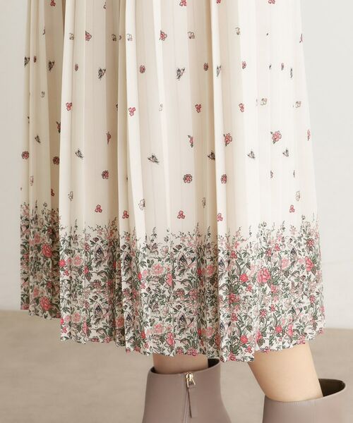 LAURA ASHLEY / ローラ アシュレイ ロング・マキシ丈スカート | 【洗える／同柄アイテムあり】ライリー バタフライズ柄 プリーツスカート | 詳細14