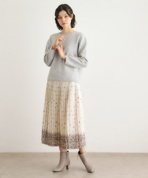 LAURA ASHLEY / ローラ アシュレイ ロング・マキシ丈スカート | 【洗える／同柄アイテムあり】ライリー バタフライズ柄 プリーツスカート | 詳細2