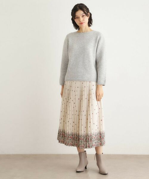 LAURA ASHLEY / ローラ アシュレイ ロング・マキシ丈スカート | 【洗える／同柄アイテムあり】ライリー バタフライズ柄 プリーツスカート | 詳細3