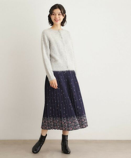 LAURA ASHLEY / ローラ アシュレイ ロング・マキシ丈スカート | 【洗える／同柄アイテムあり】ライリー バタフライズ柄 プリーツスカート | 詳細6