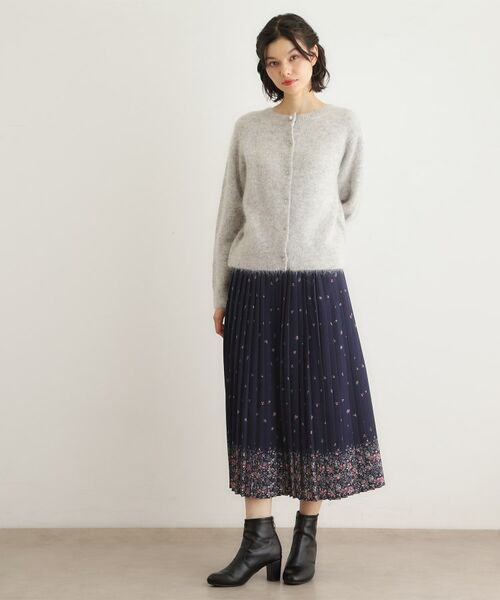 LAURA ASHLEY / ローラ アシュレイ ロング・マキシ丈スカート | 【洗える／同柄アイテムあり】ライリー バタフライズ柄 プリーツスカート | 詳細7