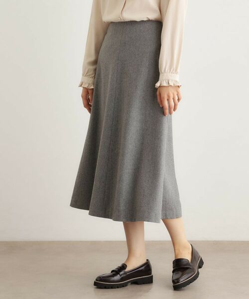 LAURA ASHLEY / ローラ アシュレイ ロング・マキシ丈スカート | 【ウール混】フレアスカート | 詳細5