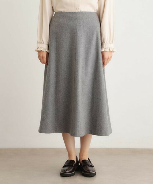LAURA ASHLEY / ローラ アシュレイ ロング・マキシ丈スカート | 【ウール混】フレアスカート | 詳細9