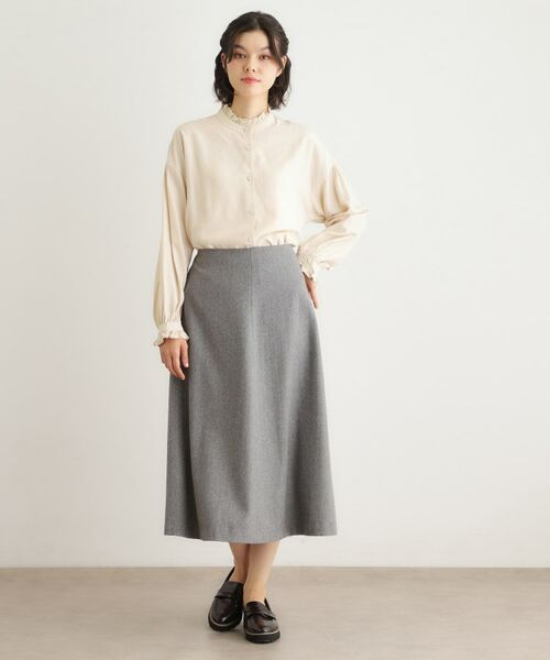 LAURA ASHLEY / ローラ アシュレイ シャツ・ブラウス | 【洗える／羽織に使える】セルロース フリルブラウス | 詳細2