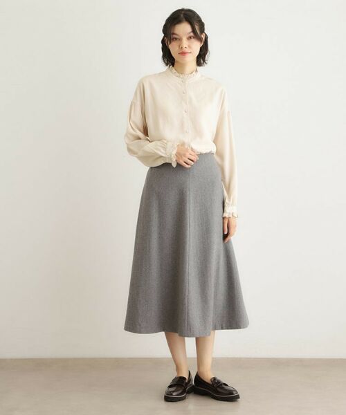 LAURA ASHLEY / ローラ アシュレイ シャツ・ブラウス | 【洗える／羽織に使える】セルロース フリルブラウス | 詳細3