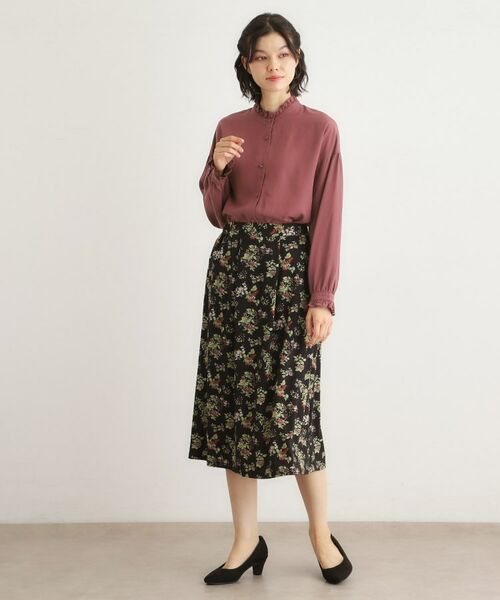 LAURA ASHLEY / ローラ アシュレイ シャツ・ブラウス | 【洗える／羽織に使える】セルロース フリルブラウス | 詳細6