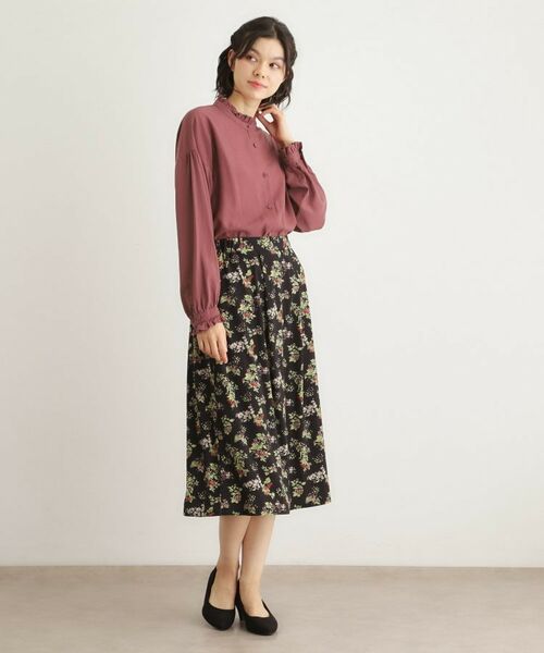 LAURA ASHLEY / ローラ アシュレイ シャツ・ブラウス | 【洗える／羽織に使える】セルロース フリルブラウス | 詳細7