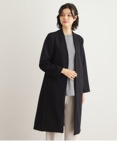 LAURA ASHLEY / ローラ アシュレイ その他アウター | 【洗える／ウールレット】着流しロングコート