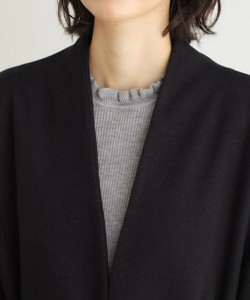 LAURA ASHLEY / ローラ アシュレイ その他アウター | 【洗える/ウールレット】着流しロングコート | 詳細12