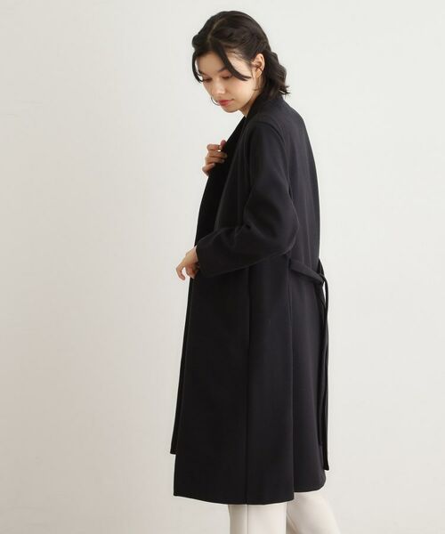 LAURA ASHLEY / ローラ アシュレイ その他アウター | 【洗える/ウールレット】着流しロングコート | 詳細5