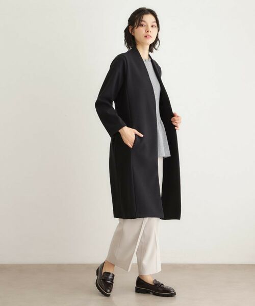 LAURA ASHLEY / ローラ アシュレイ その他アウター | 【洗える/ウールレット】着流しロングコート | 詳細7