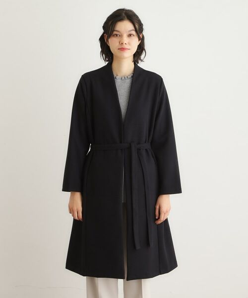 LAURA ASHLEY / ローラ アシュレイ その他アウター | 【洗える/ウールレット】着流しロングコート | 詳細9