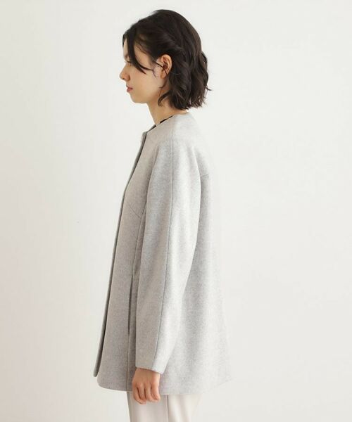 LAURA ASHLEY / ローラ アシュレイ その他アウター | 【ウール混/ビジューボタン】ミドル丈コート | 詳細10