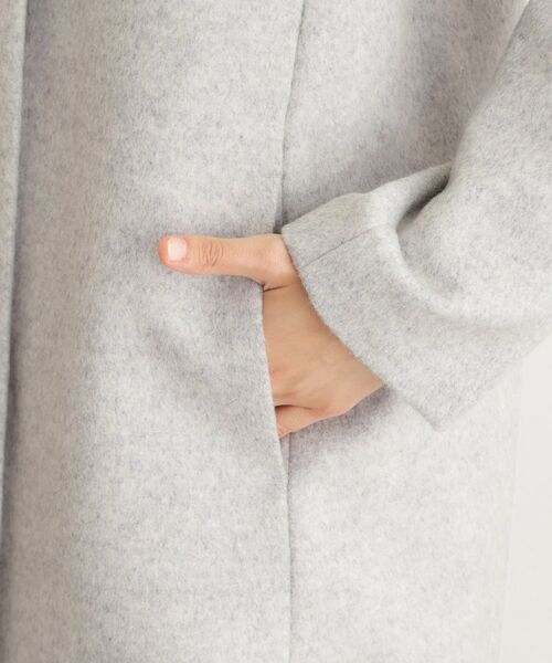 LAURA ASHLEY / ローラ アシュレイ その他アウター | 【ウール混/ビジューボタン】ミドル丈コート | 詳細14